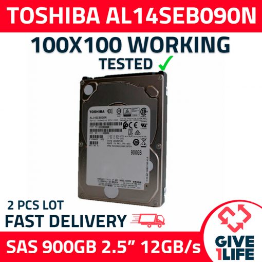 TOSHIBA 2X AL14SEB090N 900GB HDD 2,5" SAS-3 12GB/S 10K 128MB CACHÉ - ESPECIAL PARA SERVIDORES ENVIO RAPIDO, FACTURA, VENDEDOR PROFESIONAL