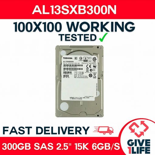TOSHIBA AL13SXB300N 300GB HDD 2.5" SAS-2 6GB/S 15K 64MB
