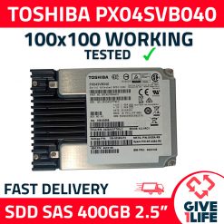 TOSHIBA PX04SVB040 400GB SSD 2.5" SAS-3 12GB/S - SERVIDORES HP / DELL / IBM