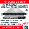 HP DL360 G9 2xE5-2673v3 (24cores/48vCores) +128GB DDR4 +4x 400GB SSD SAS+4 Caddy INCLUIDOS - SERVIDOR RACK ENVIO RAPIDO, FACTURA DISPONIBLE, CAJA REFORZADA, VENDEDOR PROFESIONAL