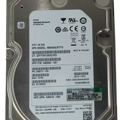 HPE ST6000NM0245 6TB HDD 3.5" SAS-3 12GB/S 7.200 RPM 256MB CACHÉ - 846509-001 / 2AB21C-035
ENVIO RAPIDO, FACTURA DISPONIBLE, VENDEDOR PROFESIONAL