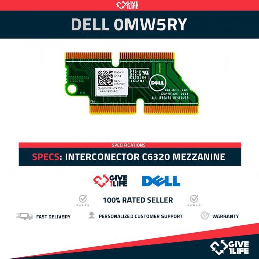Dell 0MW5RY Interconector Bridge Card C6320 Mezzanine
ENVIO RAPIDO, FACTURA, VENDEDOR PROFESIONAL