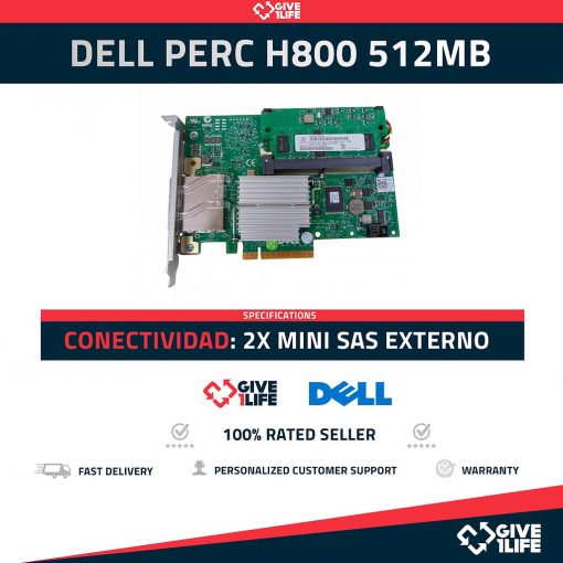 DELL CONTROLADORA RAID PERC H800 512MB CACHE 6GB/S SAS , PN: 0N743J
ENVIO RAPIDO, FACTURA, VENDEDOR PROFESIONAL