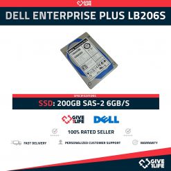 DELL ENTERPRISE PLUS LB206S SSD 200GB SAS-2 6GB/s