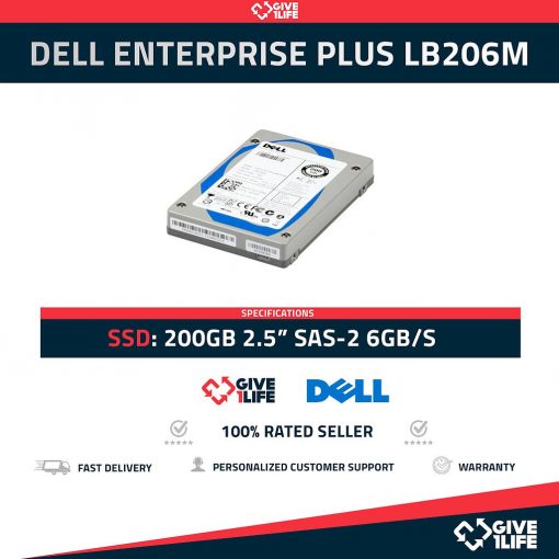 Disco SSD DELL ENTERPRISE PLUS SAS 2, 2.5" 6GB/s Capacidad 200GB
ENVIO RAPIDO, FACTURA, VENDEDOR PROFESIONAL