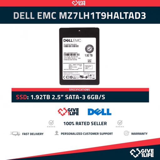 DELL EMC MZ7LH1T9HALTAD3 SSD 1.92TB SATA-3 6GB/S 2.5"
ENVIO RAPIDO, FACTURA, VENDEDOR PROFESIONAL