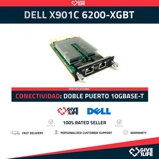 Dell PowerConnect X901C 6200-XGBT 10GBASE-T DOBLE PUERTO - PARA 6224 6248 6220
ENVIO RAPIDO, FACTURA,VENDEDOR PROFESIONAL