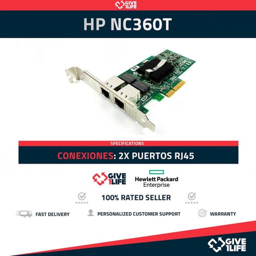 HP NC360T DUAL PORT RJ45 1GB/S FULL BRACKET NETWORK CARD 412651-001/412646-001
ENVIO RAPIDO, FACTURA DISPONIBLE, VENDEDOR PROFESIONAL