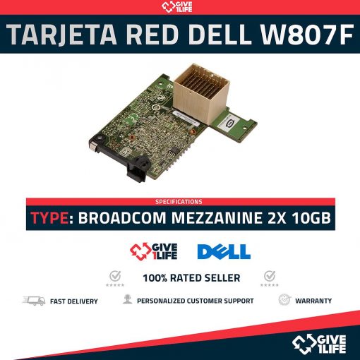 DELL W807F BROADCOM MEZZANINE 2x 10GB PCI TARJETA DE RED PARA BLADES
ENVÍO RÁPIDO FACTURA BOLSA ANTIESTÁTICA VENDEDOR PROFESIONAL