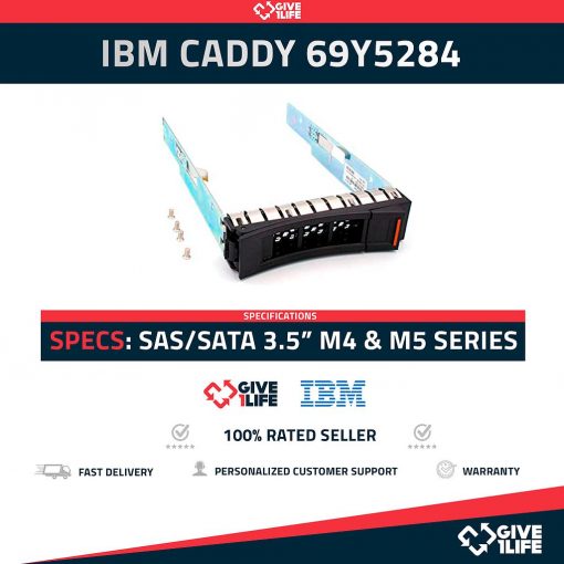 IBM CADDY SAS/SATA 3.5" PN:69Y5284 PARA M4 & M5 XSERIES + TORNILLOS
ENVIO RAPIDO, FACTURA, VENDEDOR PROFESIONAL