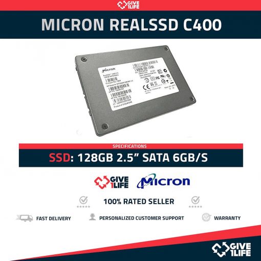 MICRON REALSSD C400 SSD 128GB 2.5" SATA 6GB/S
ENVIO RAPIDO, FACTURA, VENDEDOR PROFESIONAL