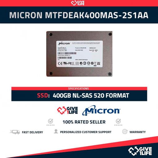 Disco SSD SAS 2, 2.5" 6GB/s Capacidad 400GB
ENVIO RAPIDO, FACTURA, VENDEDOR PROFESIONAL