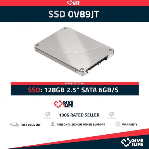 SSD 0V89JT SSD 128GB 2.5" SATA 6GB/S
ENVIO RAPIDO, FACTURA, VENDEDOR PROFESIONAL