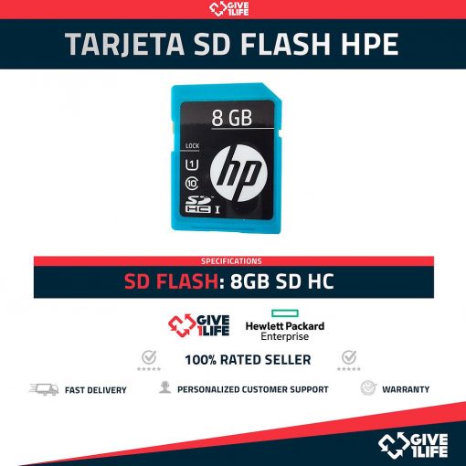 Tarjeta Flash HPE 726115-001 8GB SDHC Enterprise
ENVIO RAPIDO, FACTURA, VENDEDOR PROFESIONAL