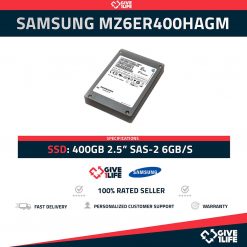 SAMSUNG MZ6ER400HAGM-000G3 400GB SSD 2.5" SAS-2 6GB/S