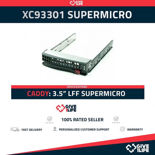 CADDY para disco 3.5" SUPERMICRO SC93301
ENVIO RAPIDO, FACTURA, VENDEDOR PROFESIONAL