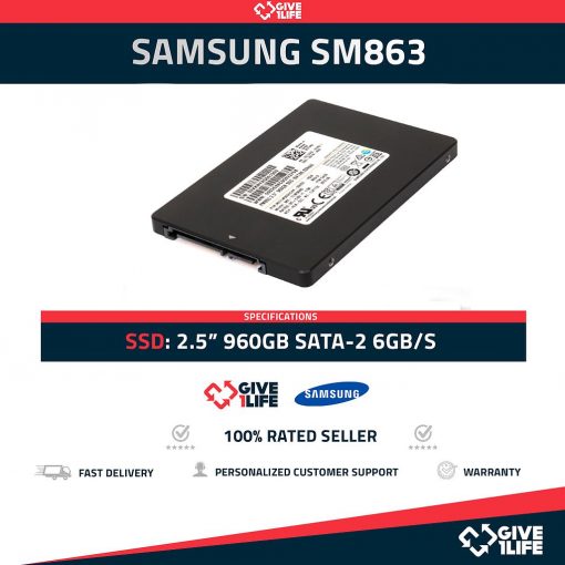 SAMSUNG SM863 2.5" SSD 960GB SATA-2 6GB/s
ENVIO RAPIDO, FACTURA, VENDEDOR PROFESIONAL