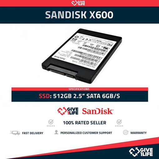 Disco SSD SATA, 2.5" 6 GB/s Capacidad 512GB
ENVIO RAPIDO, FACTURA, VENDEDOR PROFESIONAL