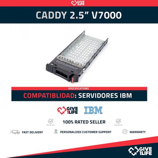 Caddy 2.5" para Equipos IBM, modelo V7000
ENVIO RAPIDO, FACTURA, VENDEDOR PROFESIONAL