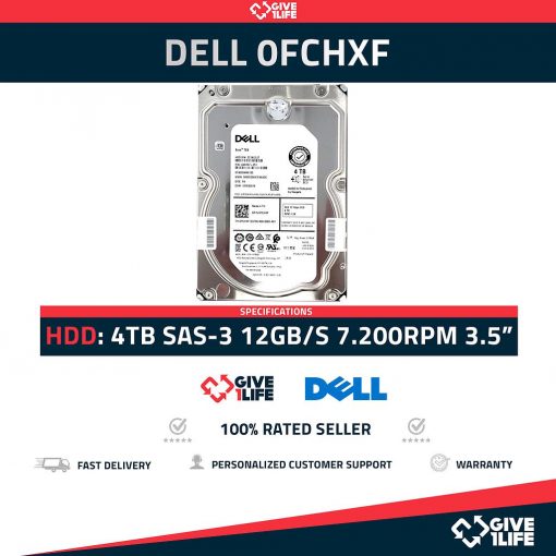 Dell 4TB SAS-3 12GB/s DP/N 0FCHXF 7.200RPM 3.5" LFF
ENVIO RAPIDO, FACTURA, VENDEDOR PROFESIONAL