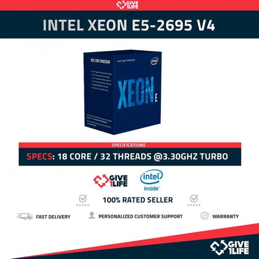 Intel Xeon E5-2695 V4 (18 Núcleos/36 Hilos) @3.30GHz Turbo Speed
ENVIO RAPIDO, FACTURA, VENDEDOR PROFESIONAL