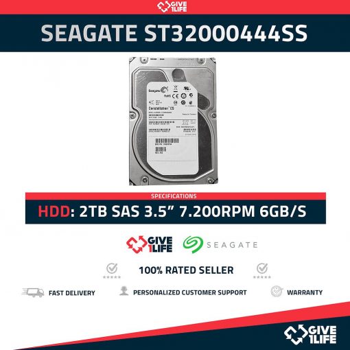 SEAGATE ST32000444SS 2TB HDD 3.5" SAS-2 6GB/S 7.2K 16MB - SERVIDORES HP / DELL / IBM
ENVIO RAPIDO, FACTURA,VENDEDOR PROFESIONAL