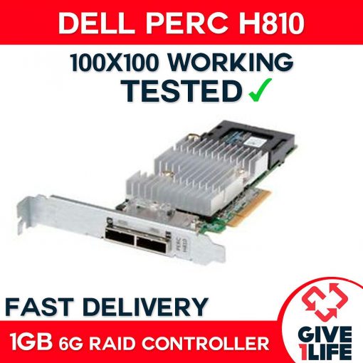 DELL PERC H810 PN: NDD93 - 1GB CACHE - CONTROLADORA RAID SAS 6GB/s - PCIe - SERVIDOR RACK
ENVÍO RÁPIDO FACTURA BOLSA ANTIESTÁTICA VENDEDOR PROFESIONAL
