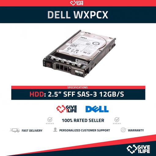 DELL WXPCX 1.2TB HDD 2,5" SAS-3 12GB/S 10K + Caddy 8FKXC
ENVIO RAPIDO, FACTURA, VENDEDOR PROFESIONAL