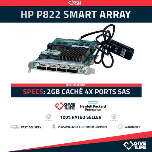 Controladora RAID PCIe HP P822, 2GB Cache, con Bateria para Cabinas Externas
ENVIO RAPIDO FACTURA, VENDEDOR PROFESIONAL