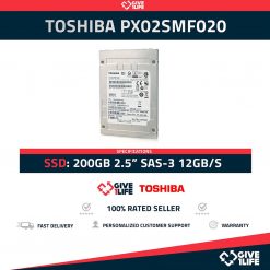 Toshiba PX02SMF020 SSD 200GB 2.5" SAS-3 12GB/S