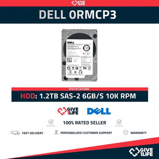 DELL 0RMCP3 1.2TB HDD 2,5" SAS-2 6GB/S 10K
ENVIO RAPIDO, FACTURA, VENDEDOR PROFESIONAL