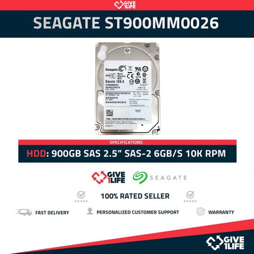 SEAGATE ST900MM0026 HDD 2.5" 900GB SAS-2 6GB/s 10K RPM 64MB Caché
ENVIO RAPIDO, FACTURA, VENDEDOR PROFESIONAL