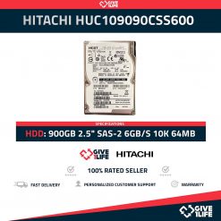HITACHI HUC109090CSS600 900GB HDD 2.5" SAS-2 6GB/S 10K 64MB