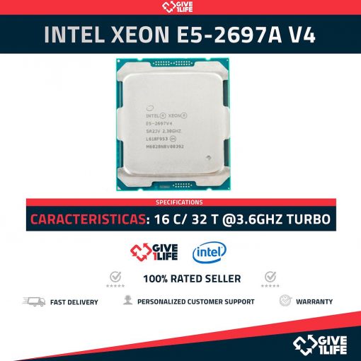 Intel Xeon E5-2697A V4 (16 Núcleos/32 Hilos) @3.60GHz Turbo Speed
ENVIO RAPIDO, FACTURA, VENDEDOR PROFESIONAL