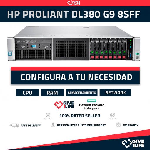 HP DL380 G9 8SFF 2U (8 x 2.5″ Bahías) CONFIGURABLE
ENVIO RAPIDO, FACTURA DISPONIBLE, CAJA REFORZADA, VENDEDOR PROFESIONAL
