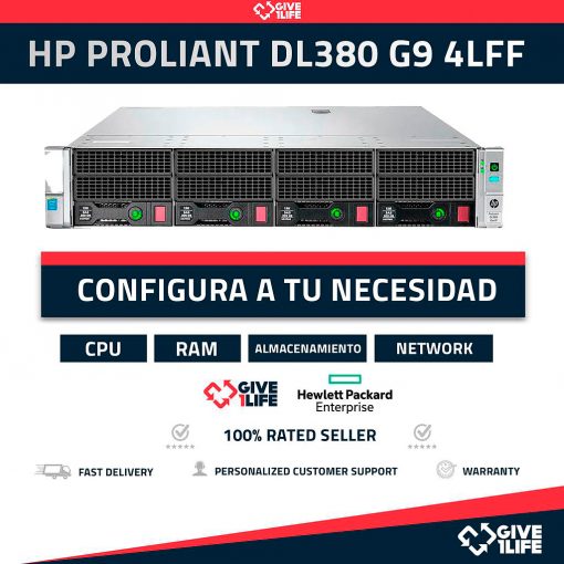HP DL380P G9 4LFF 2U (4 x 3.5″ Bahías) CONFIGURABLE
ENVIO RAPIDO, FACTURA DISPONIBLE, CAJA REFORZADA, VENDEDOR PROFESIONAL