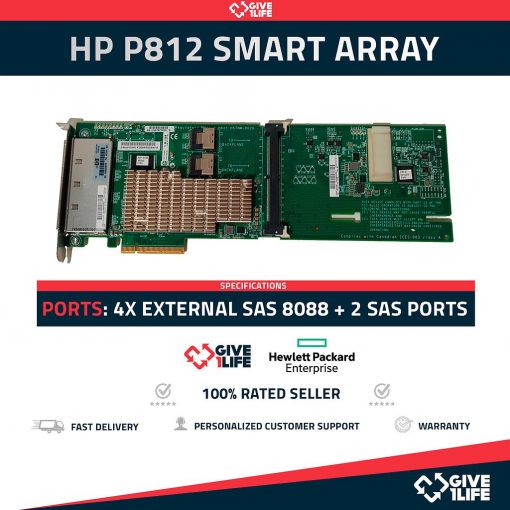 HP SMART ARRAY P812 + 6 PUERTOS CONTROLADORA RAID 487204-B21/488948-001
ENVIO RAPIDO, FACTURA, VENDEDOR PROFESIONAL