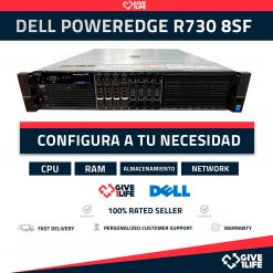 DELL PowerEdge R730 8SFF 2U (8 x 2.5" Bahías) CONFIGURABLE