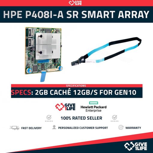 HPE - P408i-A SR 2GB Caché 804334-001 - Cables SAS 869673-001 Incluidos
ENVIO RAPIDO, FACTURA, VENDEDOR PROFESIONAL