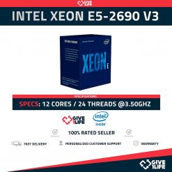 Intel Xeon E5-2690 V3 (12 Núcleos/24 Hilos) @3.50GHz Turbo Speed