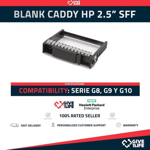 BLANK CADDY 2.5" SFF - HP
ENVIO RAPIDO, FACTURA DISPONIBLE, VENDEDOR PROFESIONAL