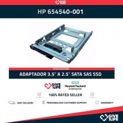 ADAPTADOR 3.5″ a 2.5″ SATA SAS SSD Nuevo HP DELL .. 654540-001