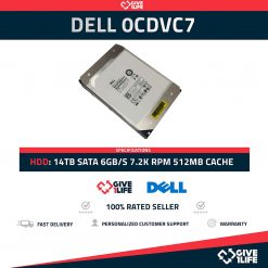 DELL 0CDVC7 14TB HDD 3.5" SATA 6GB/s 7.2K 512MB