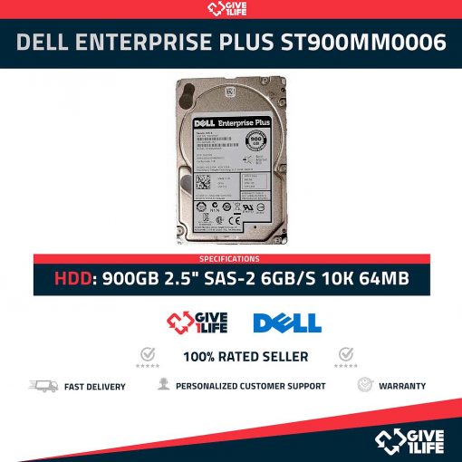 DELL ENTERPRISE PLUS ST900MM0006 900GB HDD 2.5" SAS-2 6GB/s 10K 64MB - 0GKY31 - ESPECIAL PARA SERVIDORES
ENVÍO RÁPIDO, FACTURA, VENDEDOR PROFESIONAL