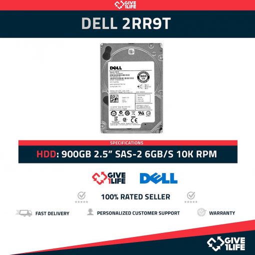 DELL 2RR9T HDD 2.5" 900GB SAS-2 6GB/s 10K RPM ENVIO RAPIDO, FACTURA, VENDEDOR PROFESIONAL