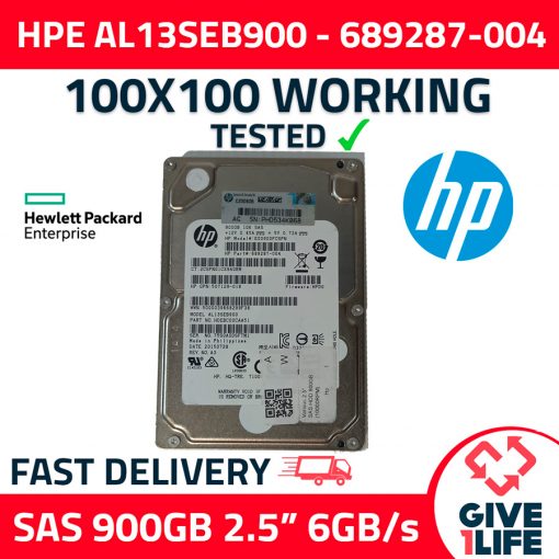 HPE AL13SEB900 900GB HDD 2.5" SAS-2 6GB/S 10K 64MB CACHÉ - 689287-004 / 507129-018 / HDEBC00CAA51 - ESPECIAL PARA SERVIDORES
ENVÍO RÁPIDO, FACTURA, VENDEDOR PROFESIONAL