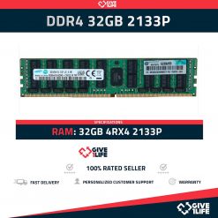 32GB 4Rx4 PC4-2133P DDR4 RAM REGISTRADA - ESPECIAL SERVIDOR