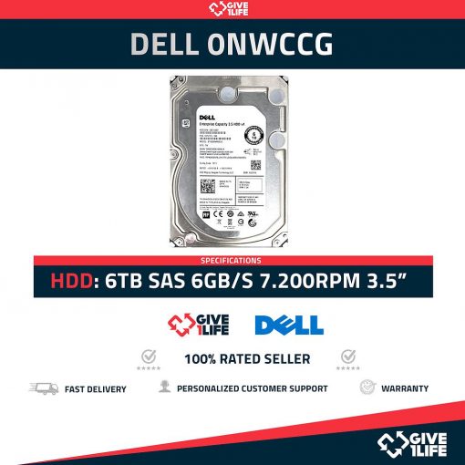 Dell 6TB SAS 6GB/s 3.5" 7.200RPM DPN/ 0NWCCG
ENVIO RAPIDO, FACTURA, VENDEDOR PROFESIONAL