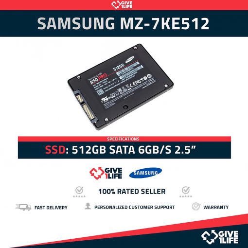 Samsung MZ-7KE512 SSD 512GB SATA 6GB/s
ENVIO RAPIDO, FACTURA, VENDEDOR PROFESIONAL