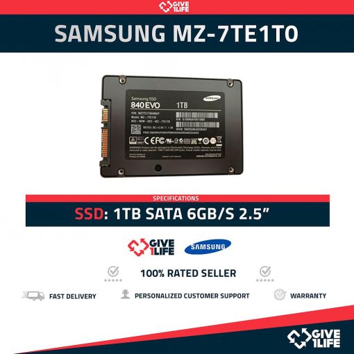 SAMSUNG MZ-7TE1T0 SSD 1TB 2.5″ SATA 6GB/S
ENVIO RAPIDO, FACTURA, VENDEDOR PROFESIONAL